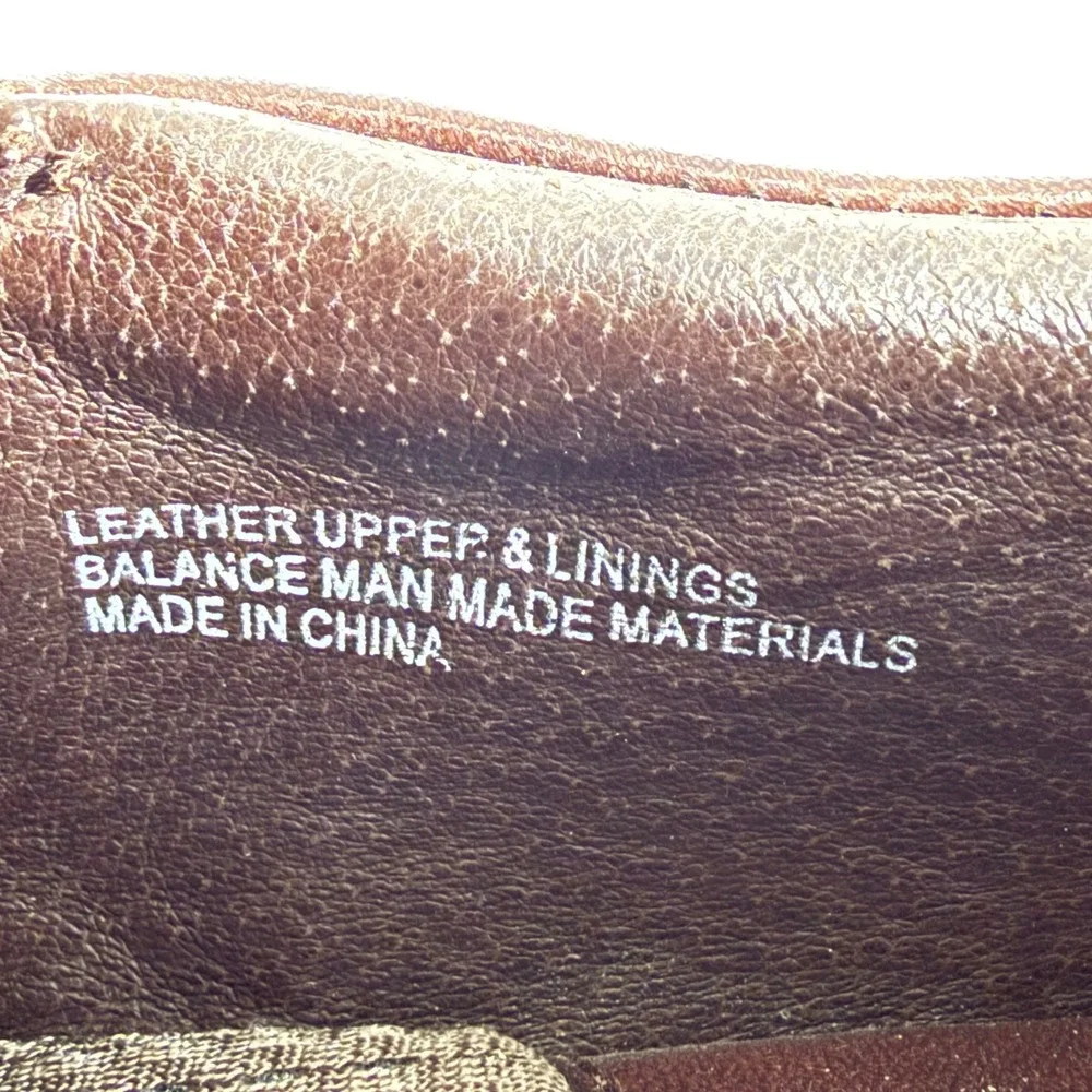 Born Harrison Slip On Loafers 11.5 Brown Leather Minimalist‎ Business Casual